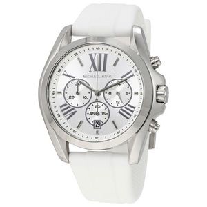 Bradshaw Silver Dial Ladies Chronograph Watch MK2651